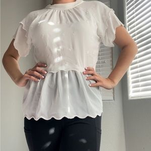 White chic blouse